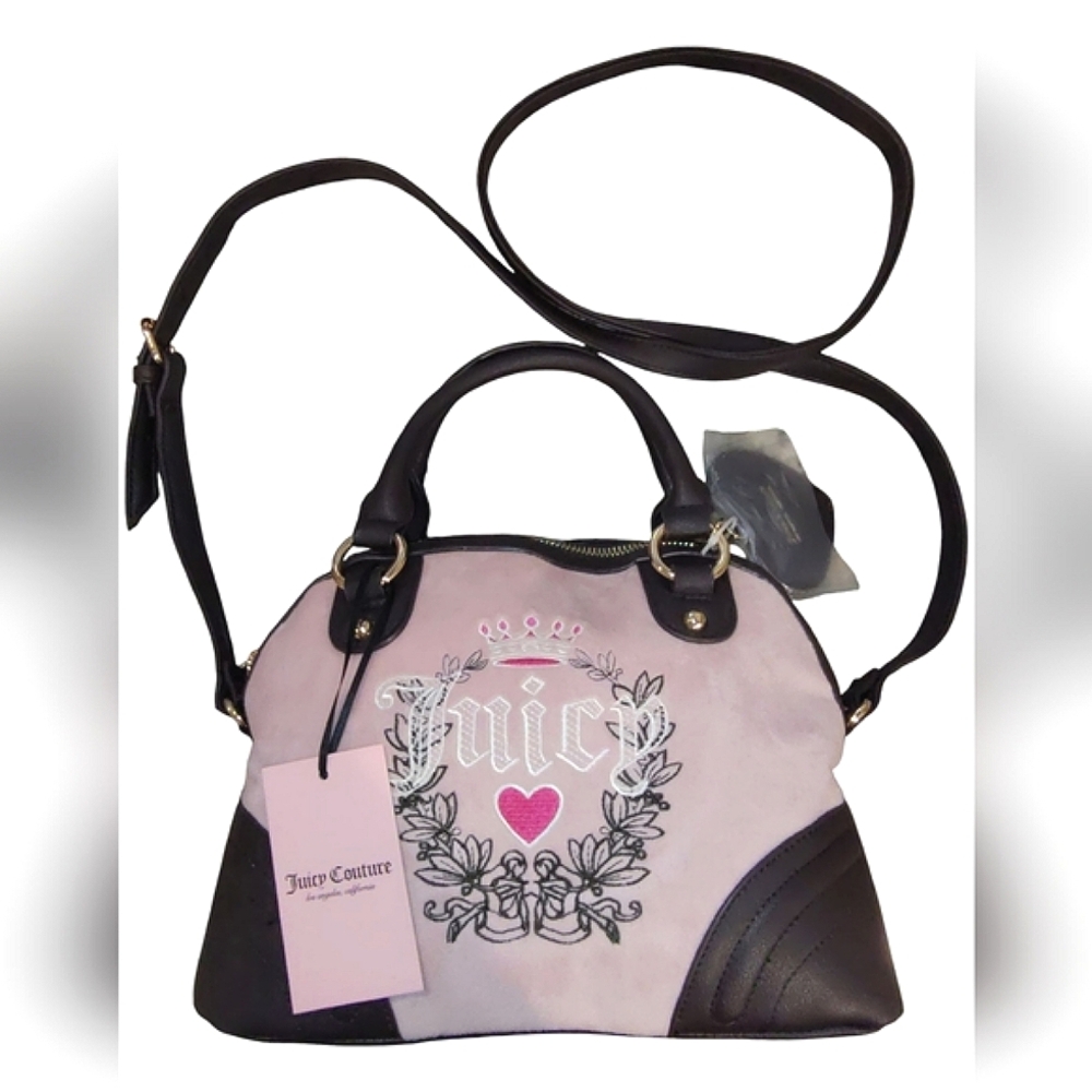 Juicy Couture Pink Diamond Heritage Satchel – NWT